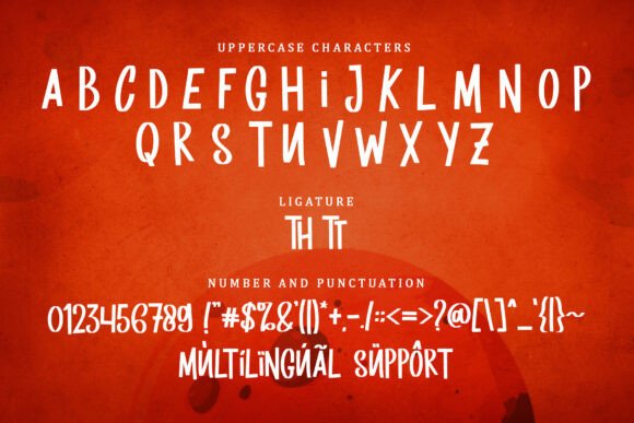 Cute Mars Font PNG with transparent background - Preview 4