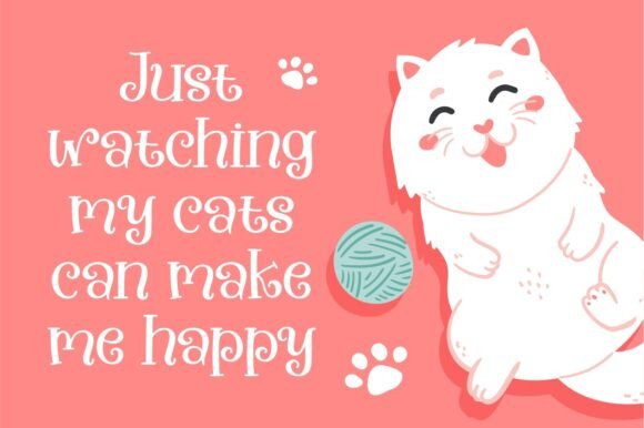 Cutie Meow Font - Preview 1