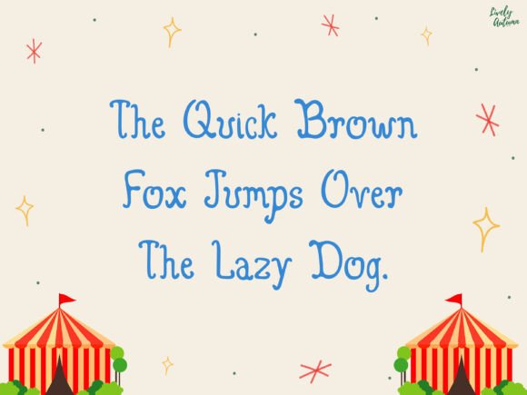 Festive Font - Preview 3