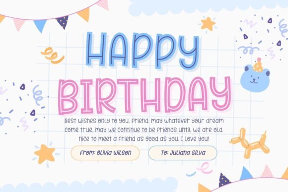 Fox Junior Font - Preview 4