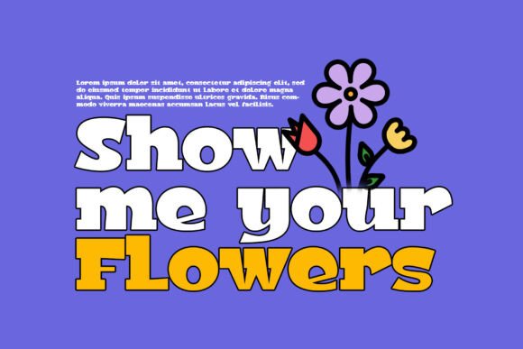 Glamos Font - Preview 1