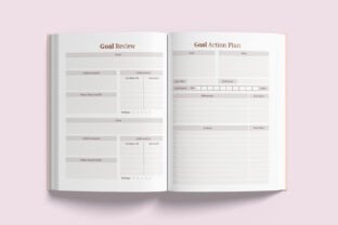 Goal Planner Canva Template Graphic by Tabiya Studio · Creative Fabrica