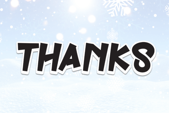 Icicles Festive Font - Preview 6