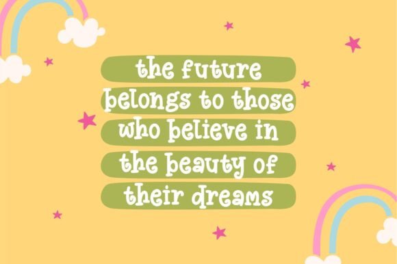 Magical Smile Font PNG with transparent background - Preview 2