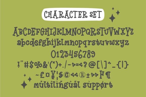 Magical Smile Font PNG with transparent background - Preview 4