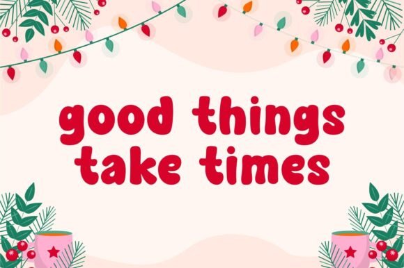 Merry Mischief Font PNG with transparent background - Preview 3