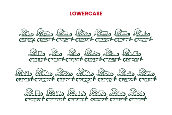 My X-mas Font PNG with transparent background - Preview 5