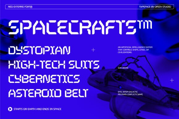 Neo-externo Font PNG with transparent background - Preview 3
