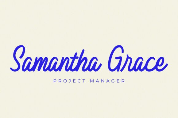 Palma Serena Font PNG with transparent background - Preview 5