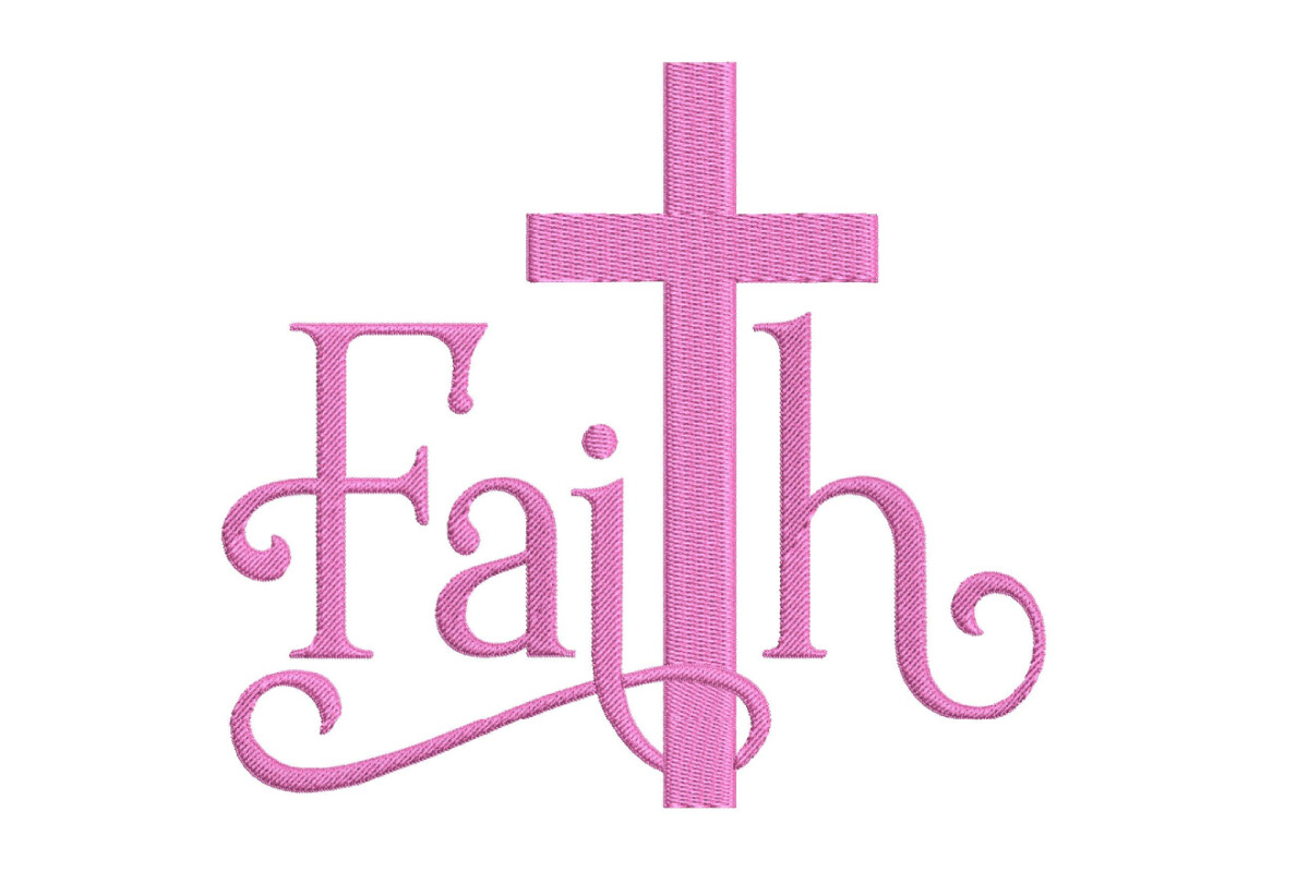 Pink Love Faith · Creative Fabrica