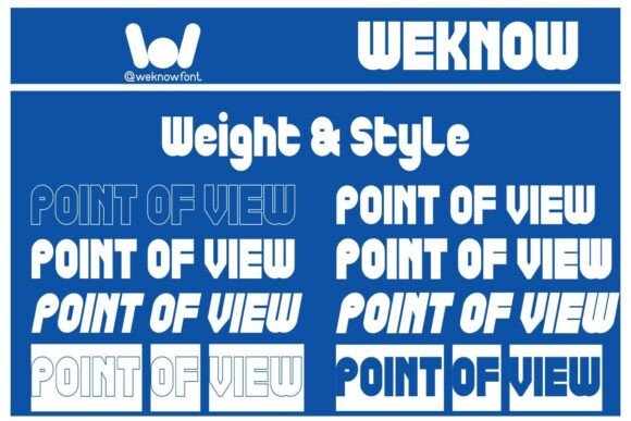 Point of View Font PNG with transparent background - Preview 5