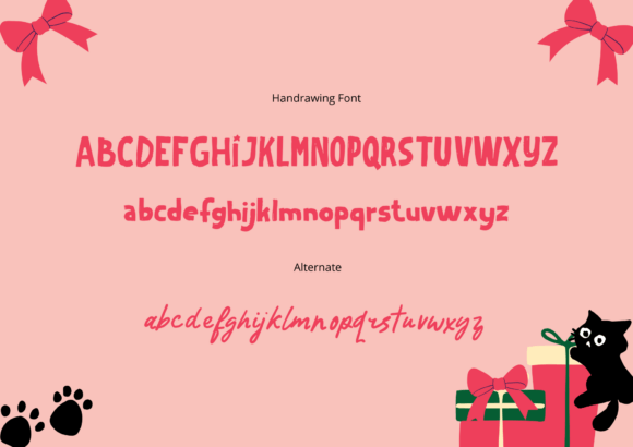 Afterain Holiday Font - Preview 2
