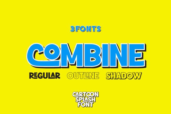 Cartoon Splash Font - Preview 1