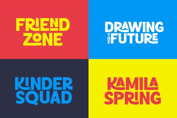 Cartoon Splash Font - Preview 5
