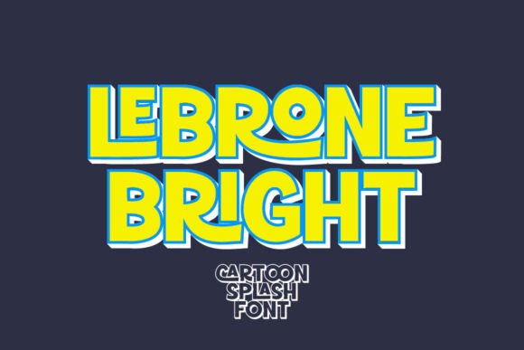 Cartoon Splash Font - Preview 6