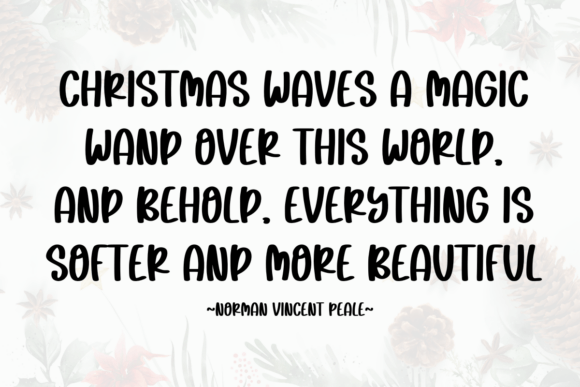 Cheerful Carols Font - Preview 1