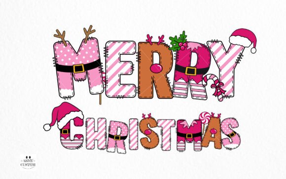 Christmas Army Bundle Font - Preview 1