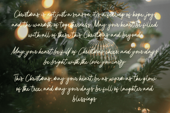 Christmas Cherrio Font PNG with transparent background - Preview 6
