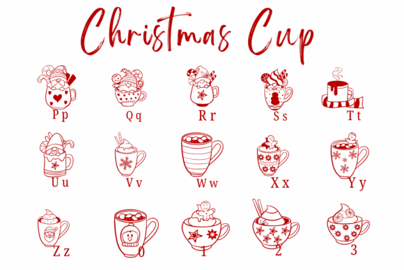 Christmas Cup Font - Preview 2