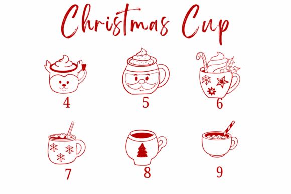 Christmas Cup Font - Preview 3