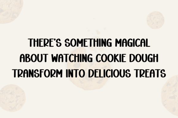 Cookie Baking Font - Preview 1
