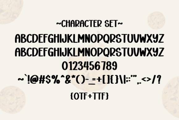 Cookie Baking Font - Preview 2