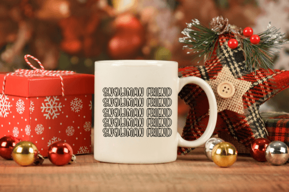 Cute Snowman Font - Preview 5