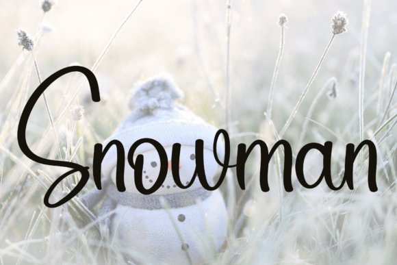 December Christmas Font - Preview 2