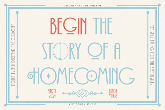 Decoment Font - Preview 1