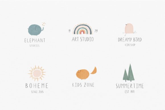 Dreamy Bird Font PNG with transparent background - Preview 3