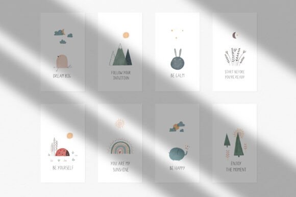 Dreamy Bird Font PNG with transparent background - Preview 5