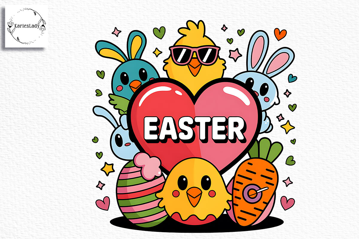 Easter Elements Sublimation Graphic by KariesLady · Creative Fabrica