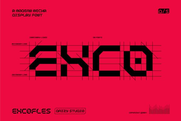 Excofles Font - Preview 2