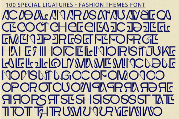 Fashion Themes Font PNG with transparent background - Preview 6