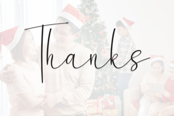 Family Christmas Font - Preview 6