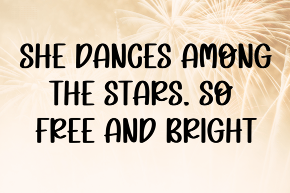 Firework Fairy Font - Preview 1