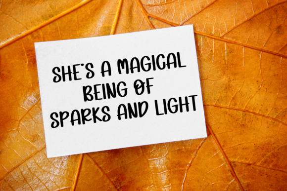 Firework Fairy Font - Preview 4