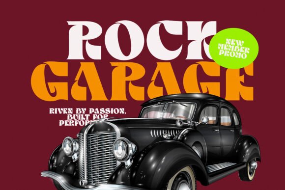 Gacins Font PNG with transparent background - Preview 1