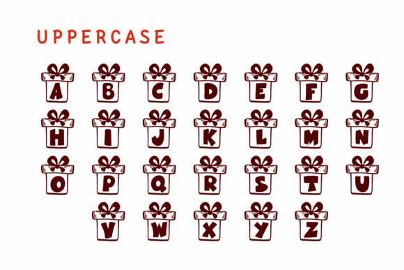 Gift Doodle Font - Preview 1