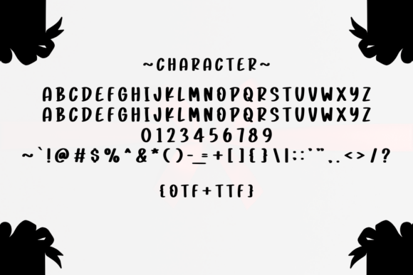 Gift Wrapping Font - Preview 2