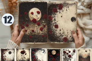 Gothic Rose Garden Junk Journal Paper Graphic by Pro Designer Team ...
