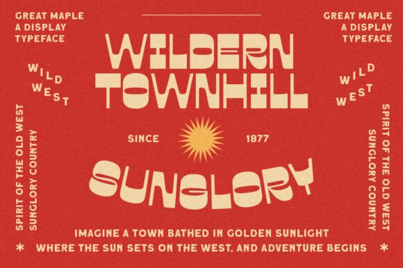Great Maple Font PNG with transparent background - Preview 3