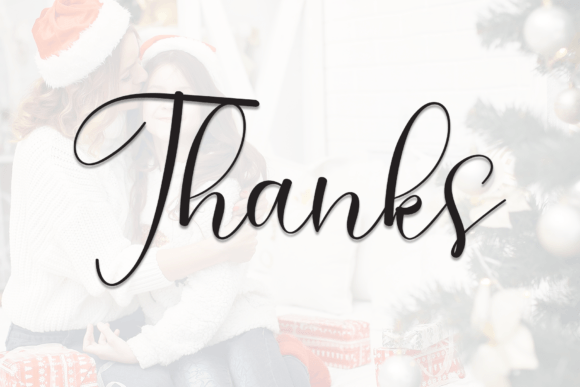 Holiday Christmas Font - Preview 6