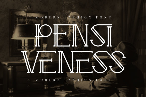 Modern Fashion Font PNG with transparent background - Preview 2
