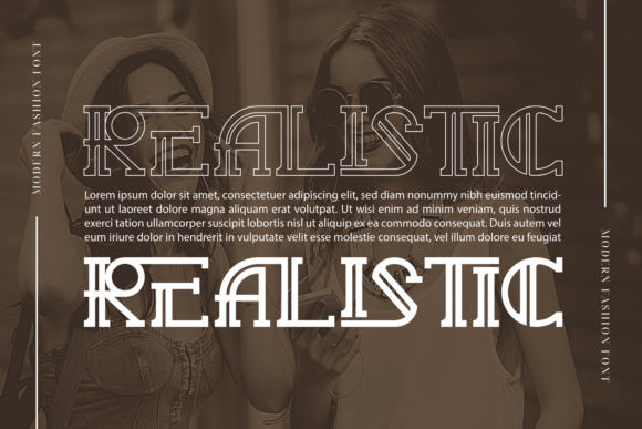 Modern Fashion Font PNG with transparent background - Preview 3