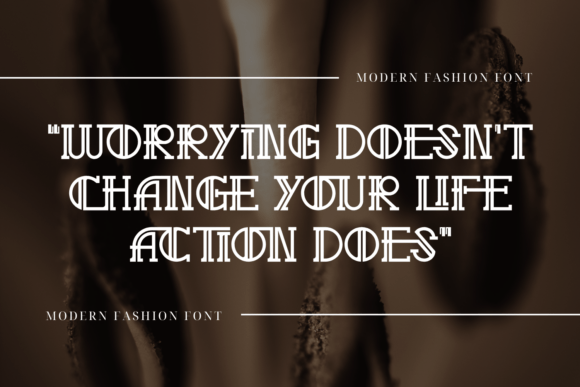 Modern Fashion Font PNG with transparent background - Preview 5