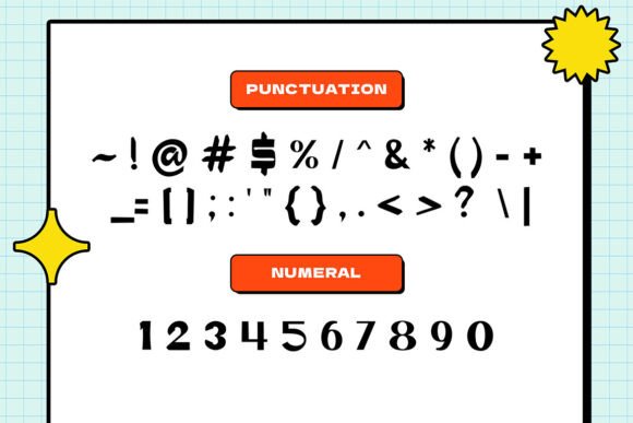 Potent Sans Font PNG with transparent background - Preview 4
