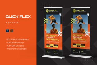 Quick Flex - X Banner Graphic by Streakside · Creative Fabrica