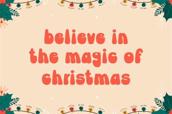Retro Merry Font font preview - 1
