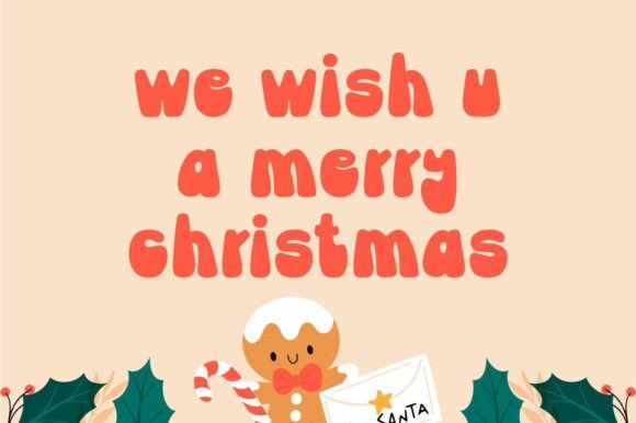 Retro Merry Font font preview - 3